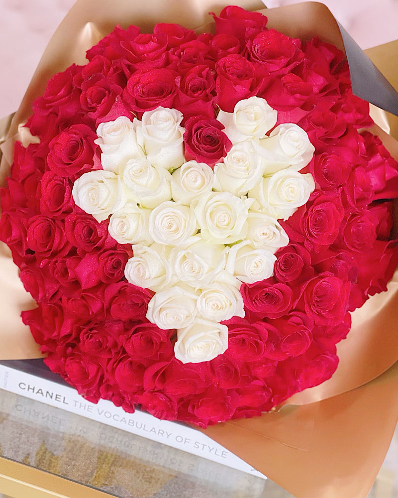 Rose Bouquet: Red Rose bouquet – La Vie en Rose Company